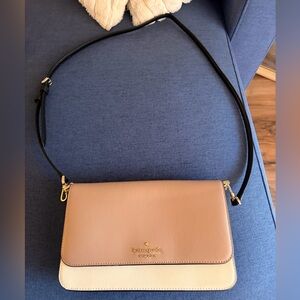 Kate Spade Beige and Cream Crossbody Bag